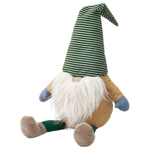 VINTERFINT decoration, Santa Claus sitting/green striped, 44 cm
