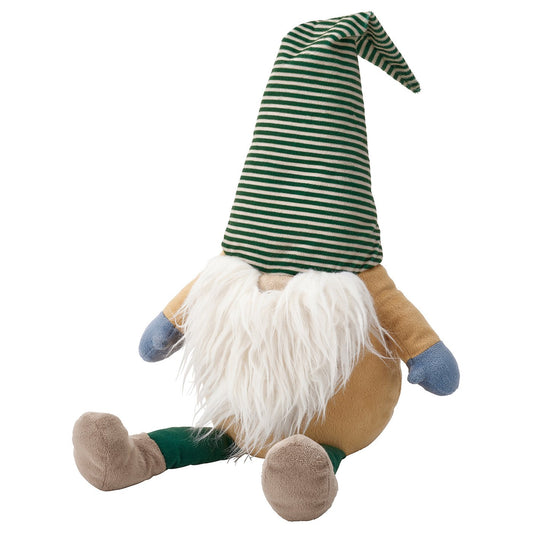 VINTERFINT decoration, Santa Claus sitting/green striped, 44 cm