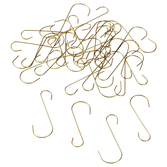 VINTERFINT decoration, hanger, metal gold-colour, 50 pack