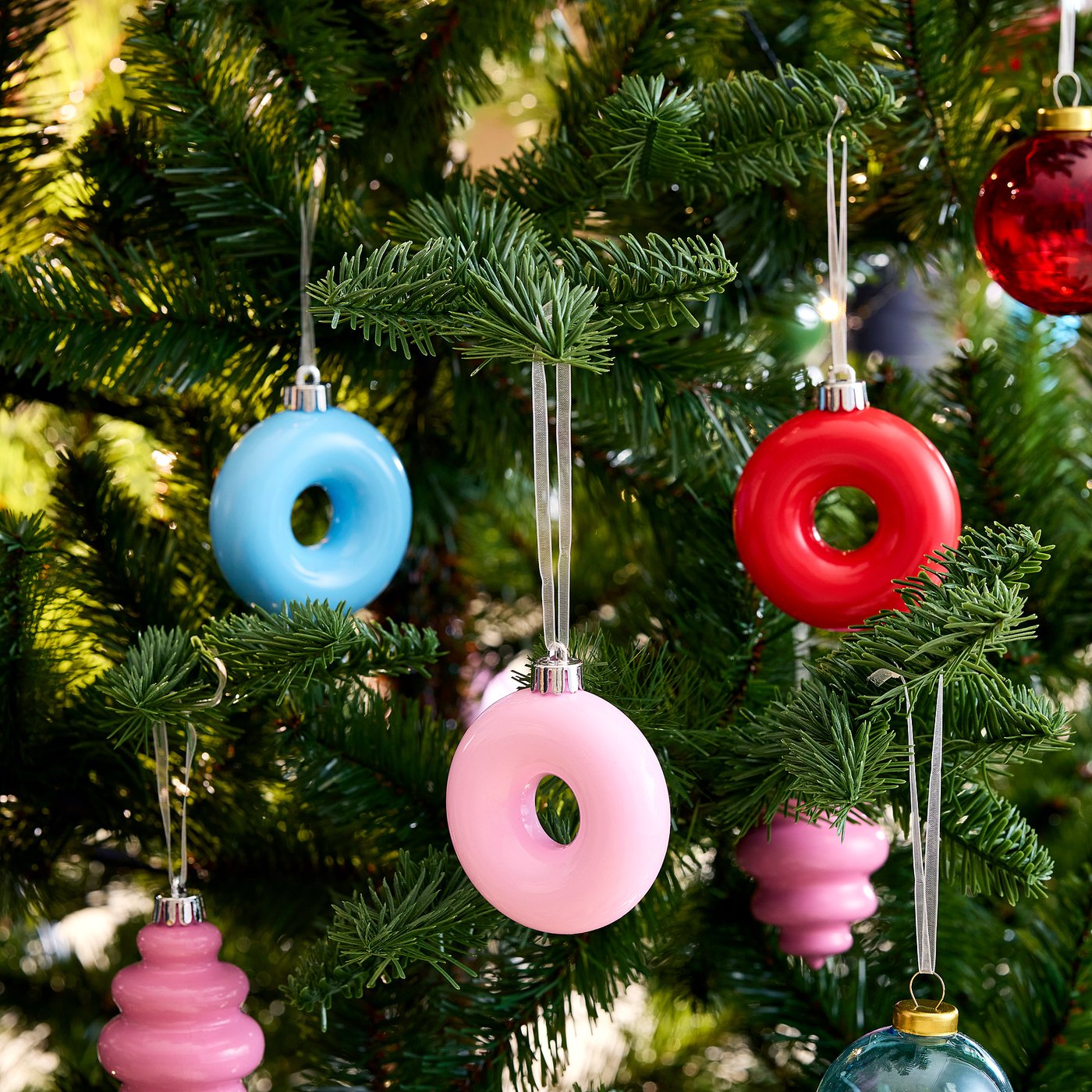 VINTERFINT tree ornament, mixed colours, 7 cm