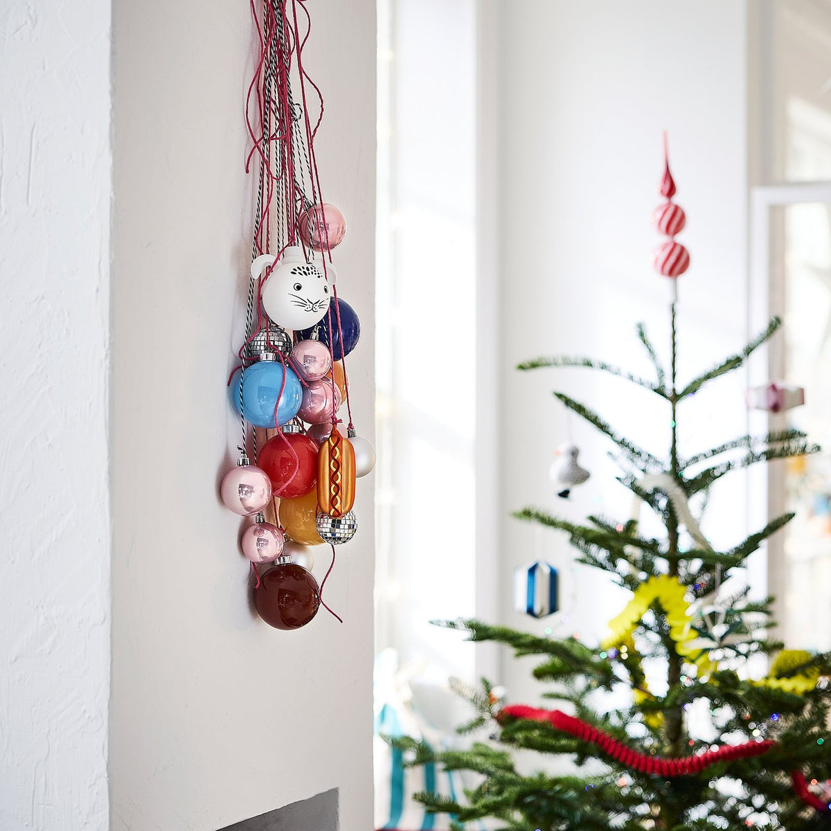 VINTERFINT tree ornament, hot dog, 11 cm