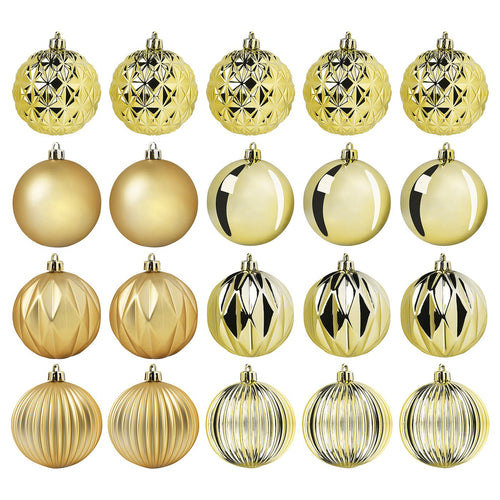 VINTERFINT tree ornament, bauble gold-colour, 7 cm