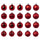 VINTERFINT tree ornament, bauble red, 7 cm, 20 pack