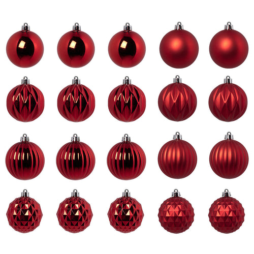 VINTERFINT tree ornament, bauble red, 7 cm