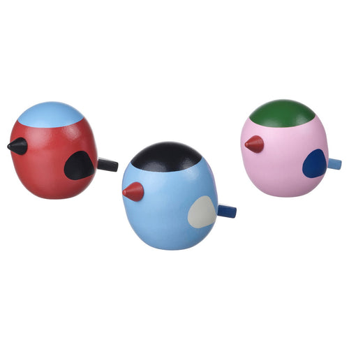 VINTERFINT decoration, bird mixed colours, 6 cm, 3 pack