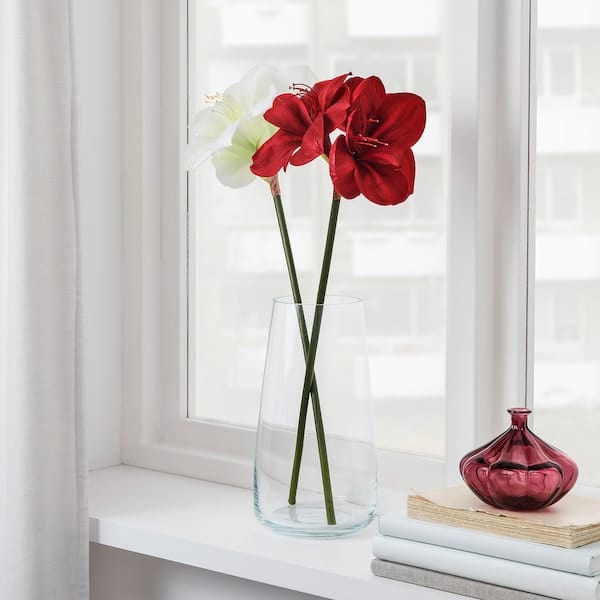 Ikea VINTERFINT - Artificial flower, in/outdoor Amaryllis/red, 60 cm