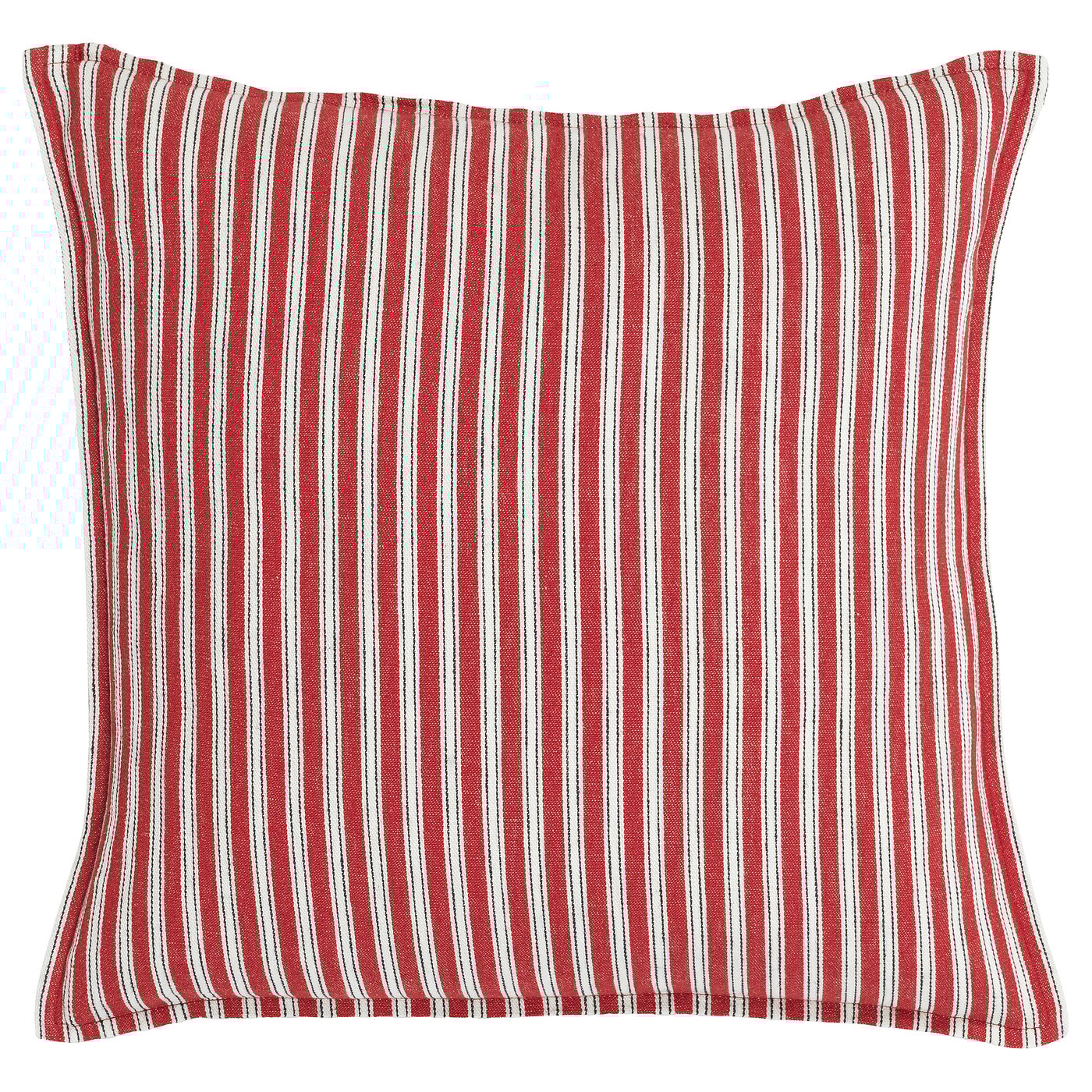 VINTERFINT cushion cover, striped red/white, 50x50 cm