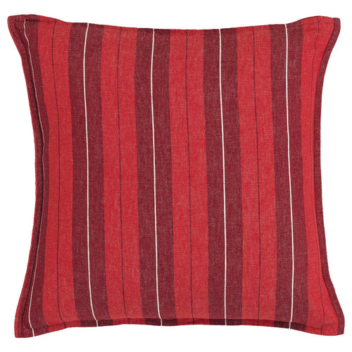 VINTERFINT cushion cover, striped red, 50x50 cm