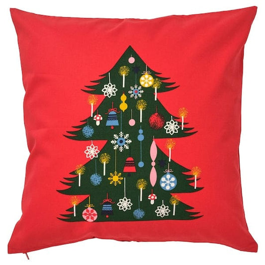 Ikea VINTERFINT - Cushion cover, Christmas tree red, 50x50 cm