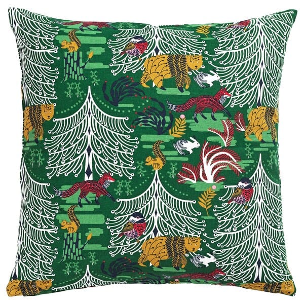 Ikea VINTERFINT - Cushion cover, green, 50x50 cm