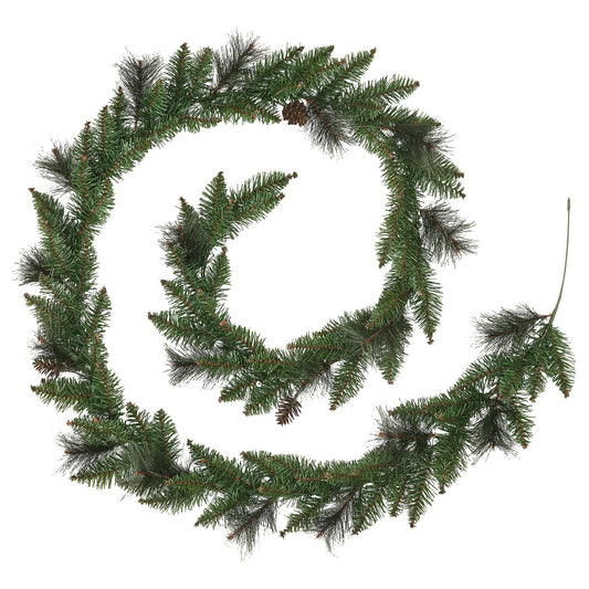 VINTERFINT artificial garland, in/outdoor/pine cone