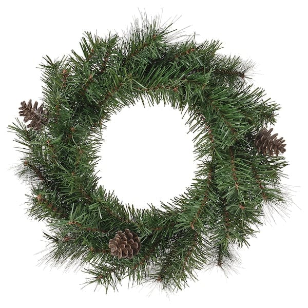 Ikea VINTERFINT - Artificial wreath, in/outdoor pine cone, 45 cm