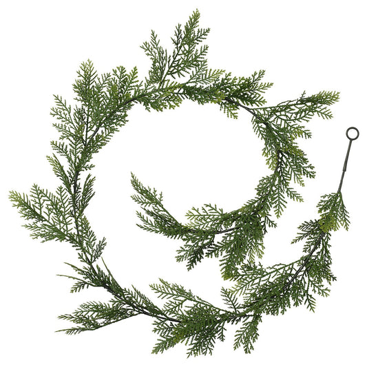 VINTERFINT artificial garland, in/outdoor/green