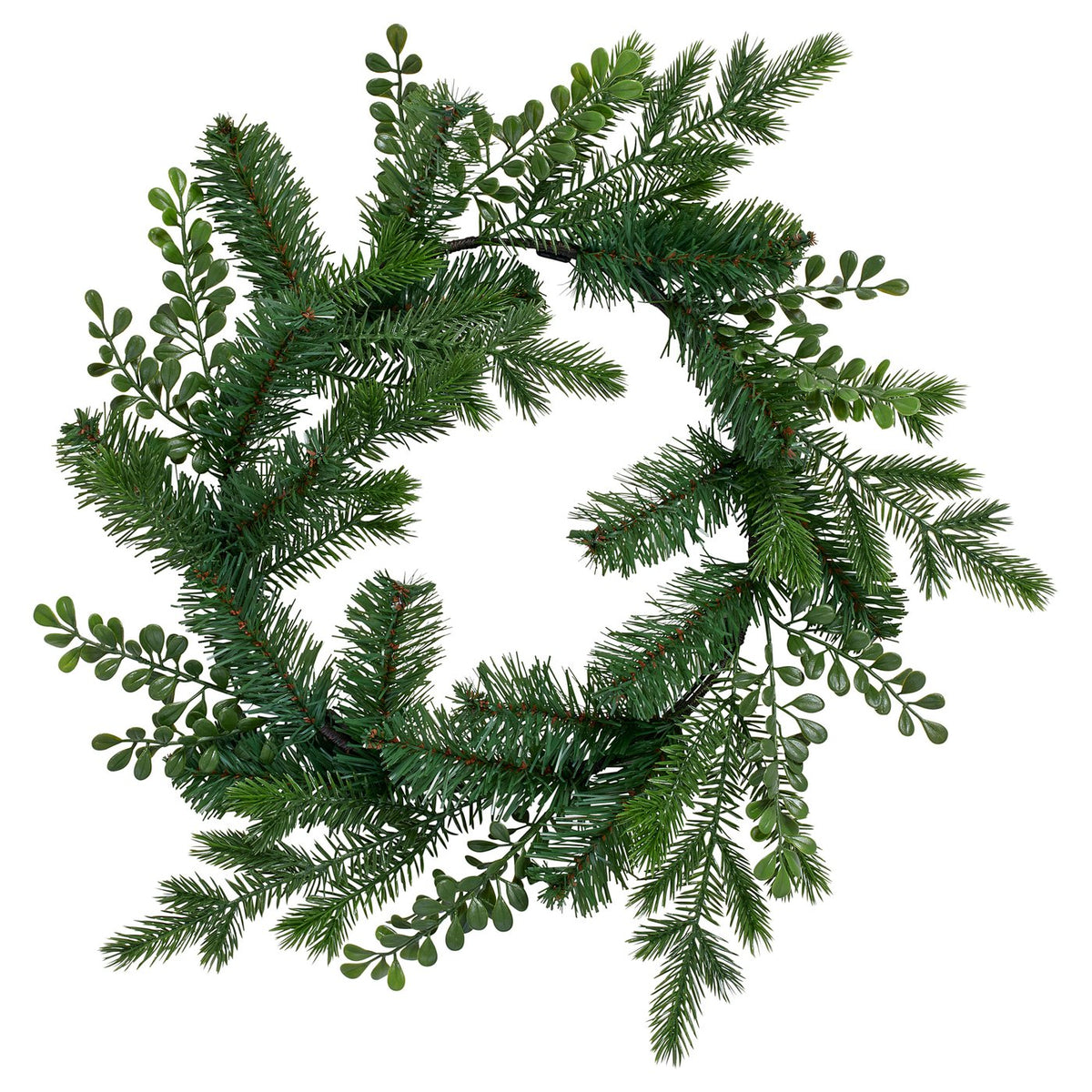 VINTERFINT artificial wreath, in/outdoor green, 45 cm