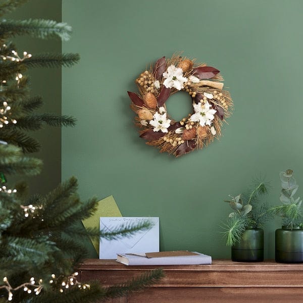 Ikea VINTERFINT - Wreath, natural, 25 cm