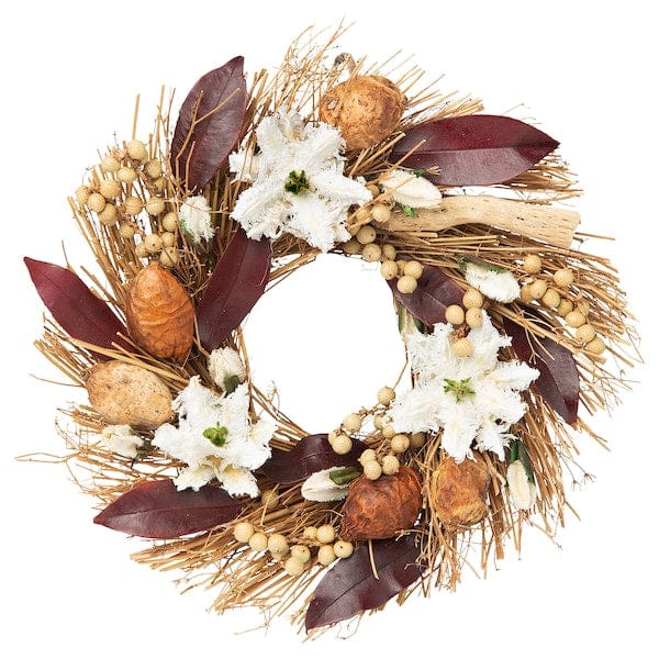 Ikea VINTERFINT - Wreath, natural, 25 cm