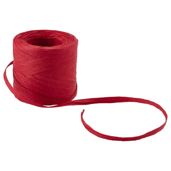 Ikea VINTERFINT - Ribbon, red, 50 m