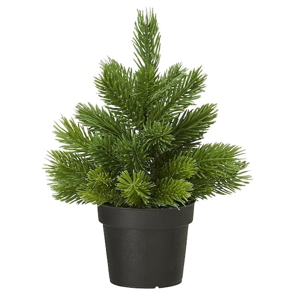 Ikea VINTERFINT - Artificial potted plant, in/outdoor Christmas tree/green, 9 cm