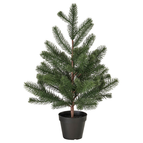 VINTERFINT artificial potted plant, in/outdoor/Christmas tree green, 12 cm