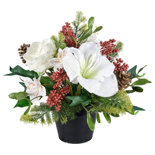 VINTERFINT artificial potted plant, in/outdoor arrangement, 12 cm