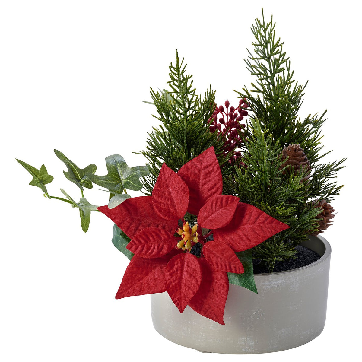 VINTERFINT artificial potted plant with pot, in/outdoor arrangement, 15 cm