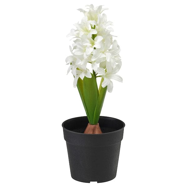 Ikea VINTERFINT - Artificial potted plant, in/outdoor Hyacinth/white, 9 cm