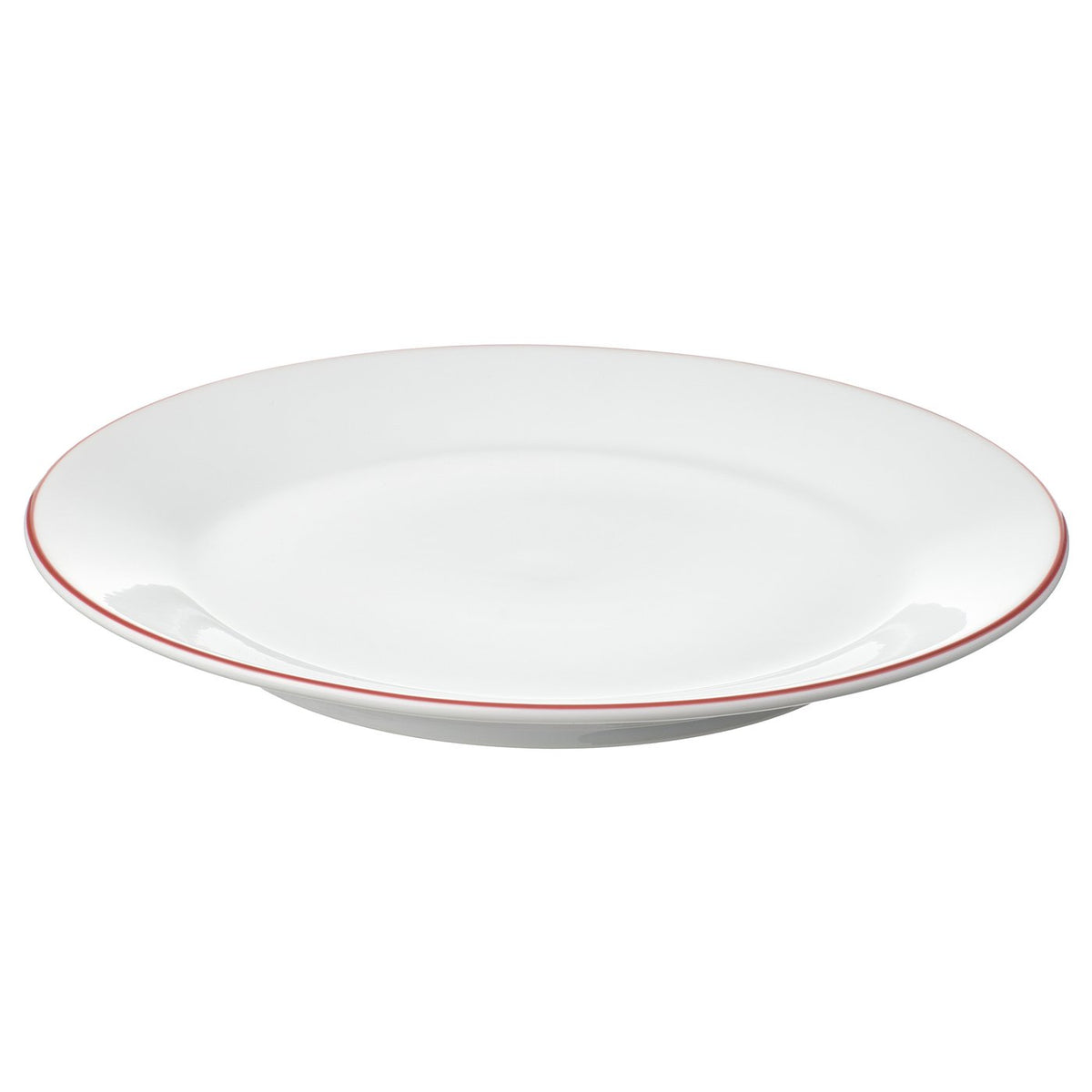 VINTERFINT side plate, white/red, 20 cm