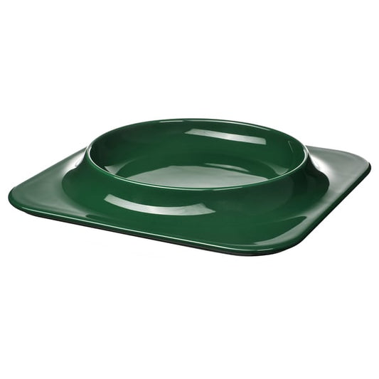 VINTERFINT plate, dark green, 27x27 cm Plate, dark green,27x27 cm