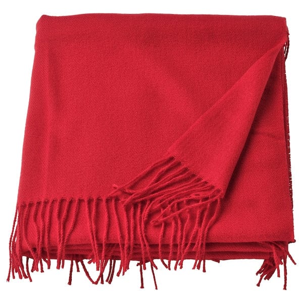 Ikea VINTERFINT - Throw, red, 120x160 cm