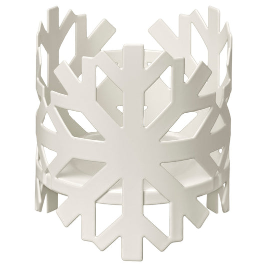 VINTERFINT tealight holder, white, 7 cm