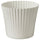 VINTERFINT plant pot, white, 12 cm