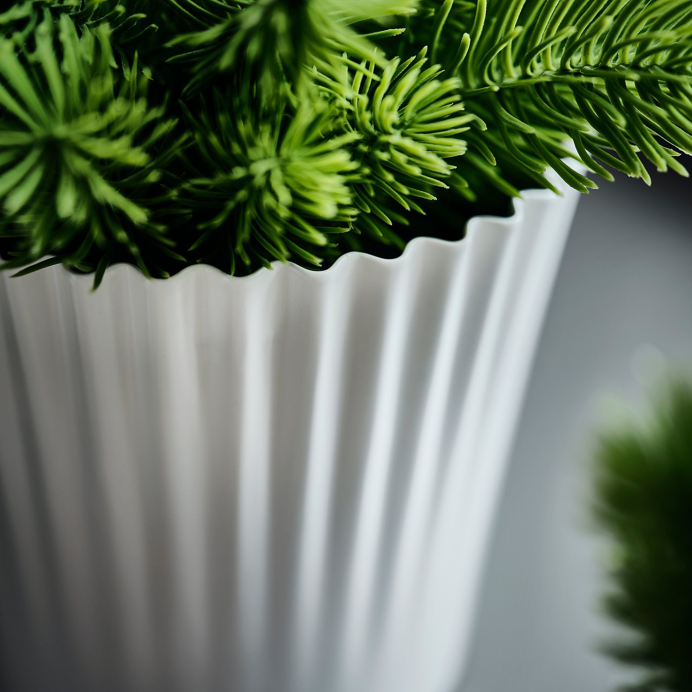 VINTERFINT plant pot, white, 9 cm