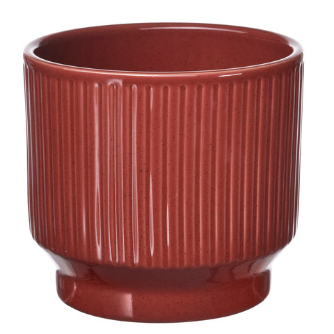 VINTERFINT plant pot, in/outdoor/red, 12 cm