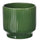 VINTERFINT plant pot, in/outdoor/green, 15 cm