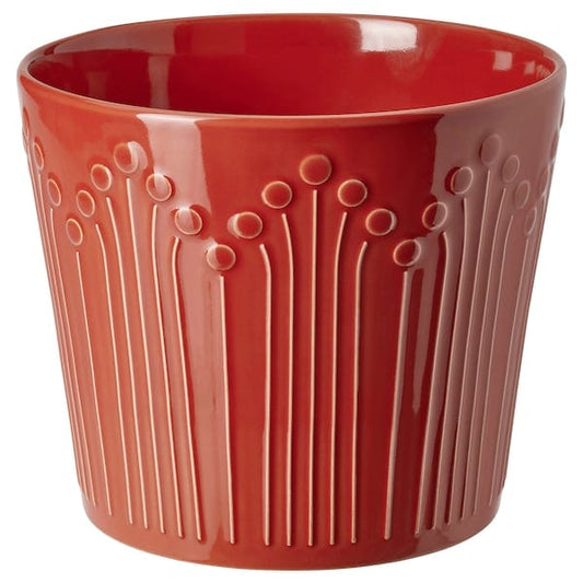 Ikea VINTERFINT - Plant pot, red, 15 cm