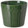 VINTERFINT plant pot, green, 15 cm