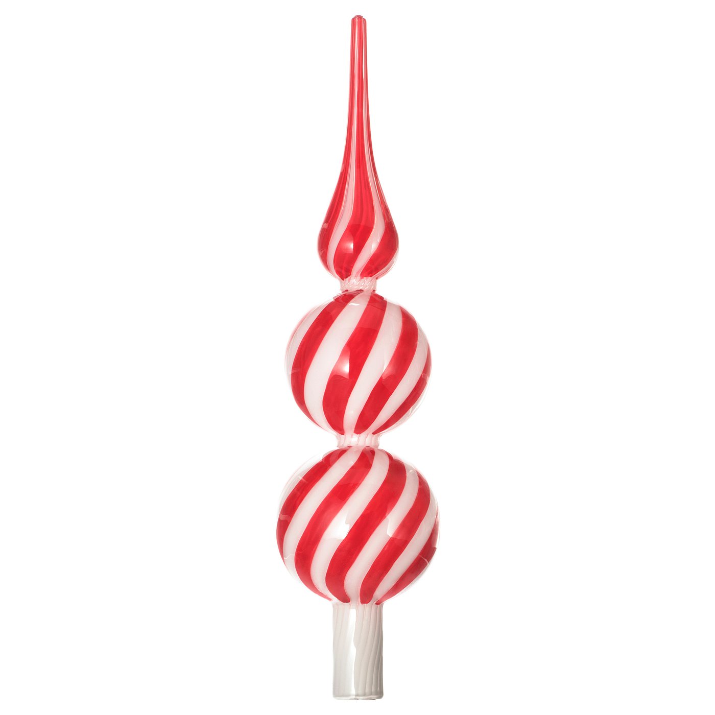 VINTERFINT top spire, glass red/white