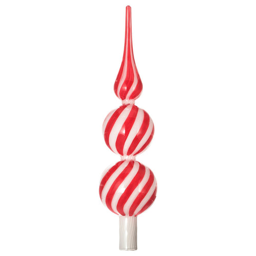 VINTERFINT top spire, glass red/white