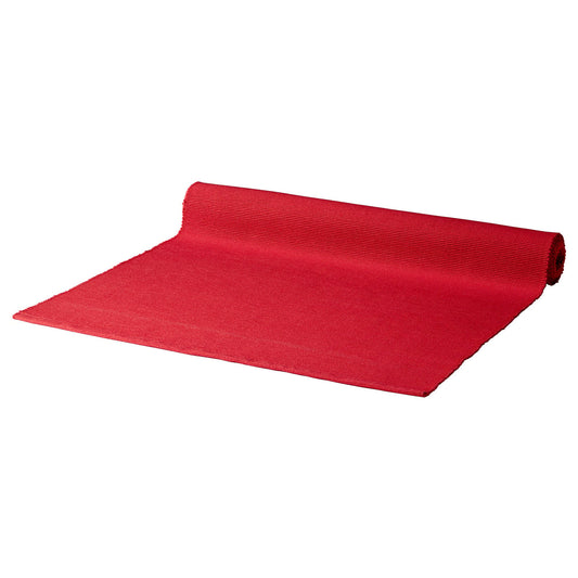 VINTERFINT table-runner, red, 130x35 cm