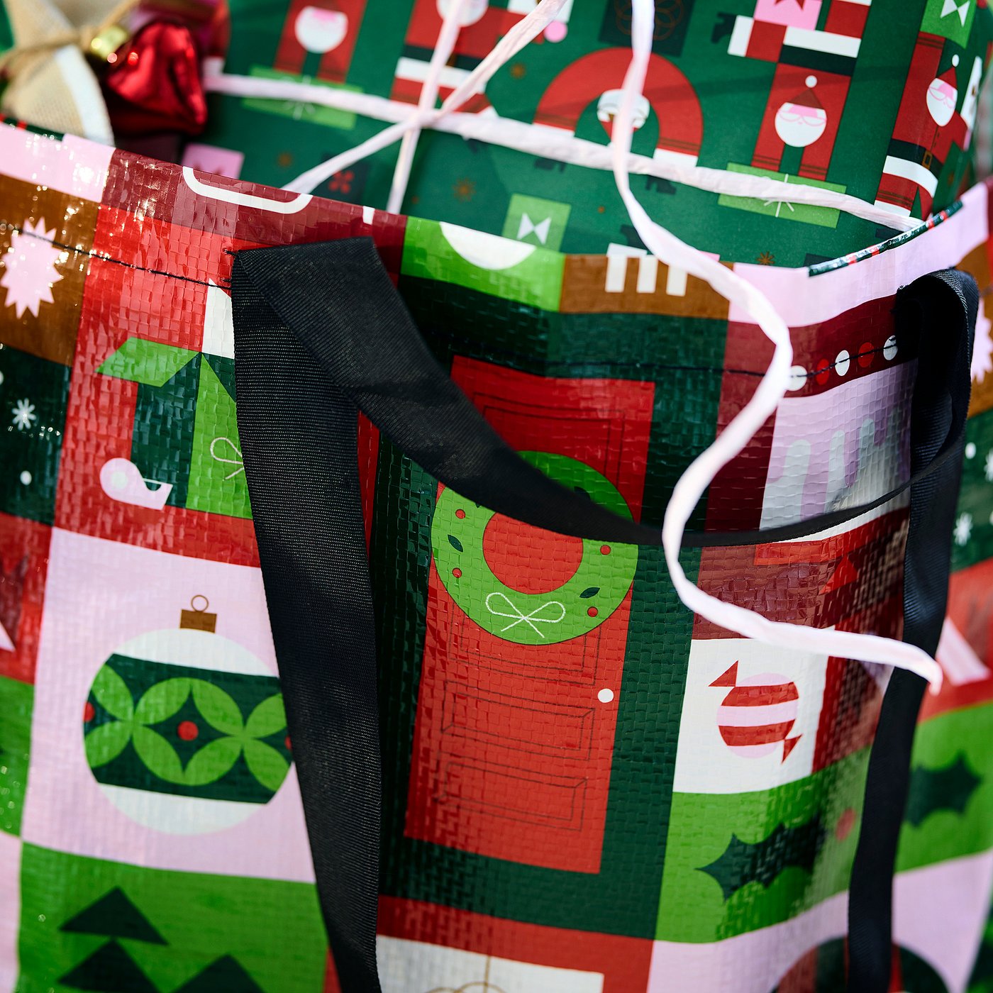VINTERFINT storage bag, multicolour