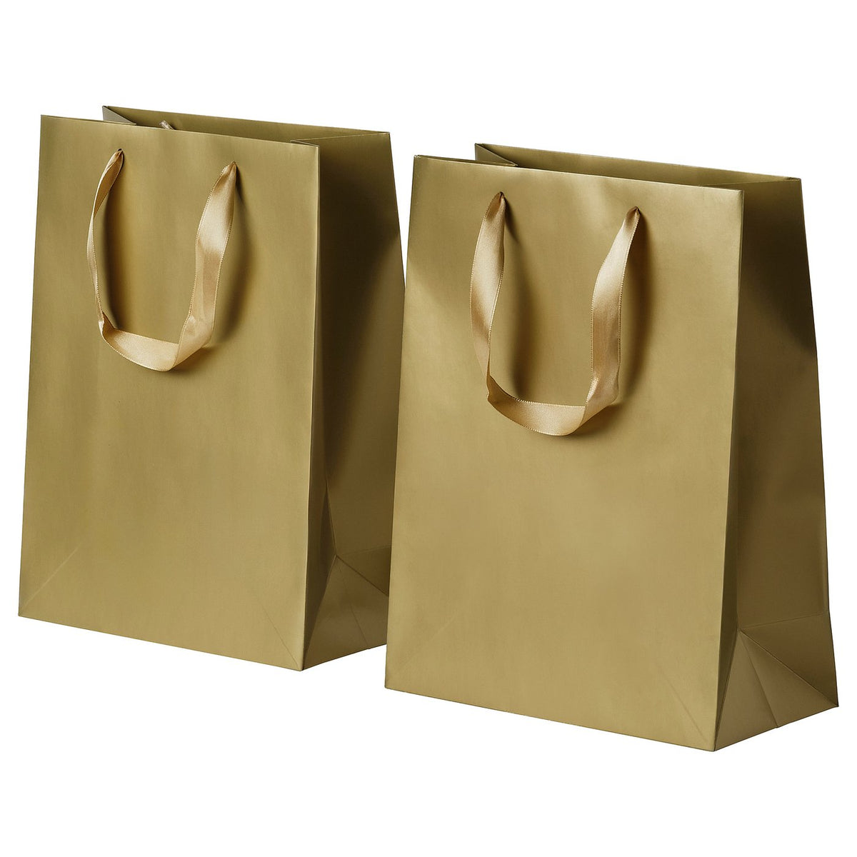 VINTERFINT gift bag, gold-colour, 20x26 cm, 2 pack