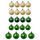 VINTERFINT tree ornament set of 20, green/white