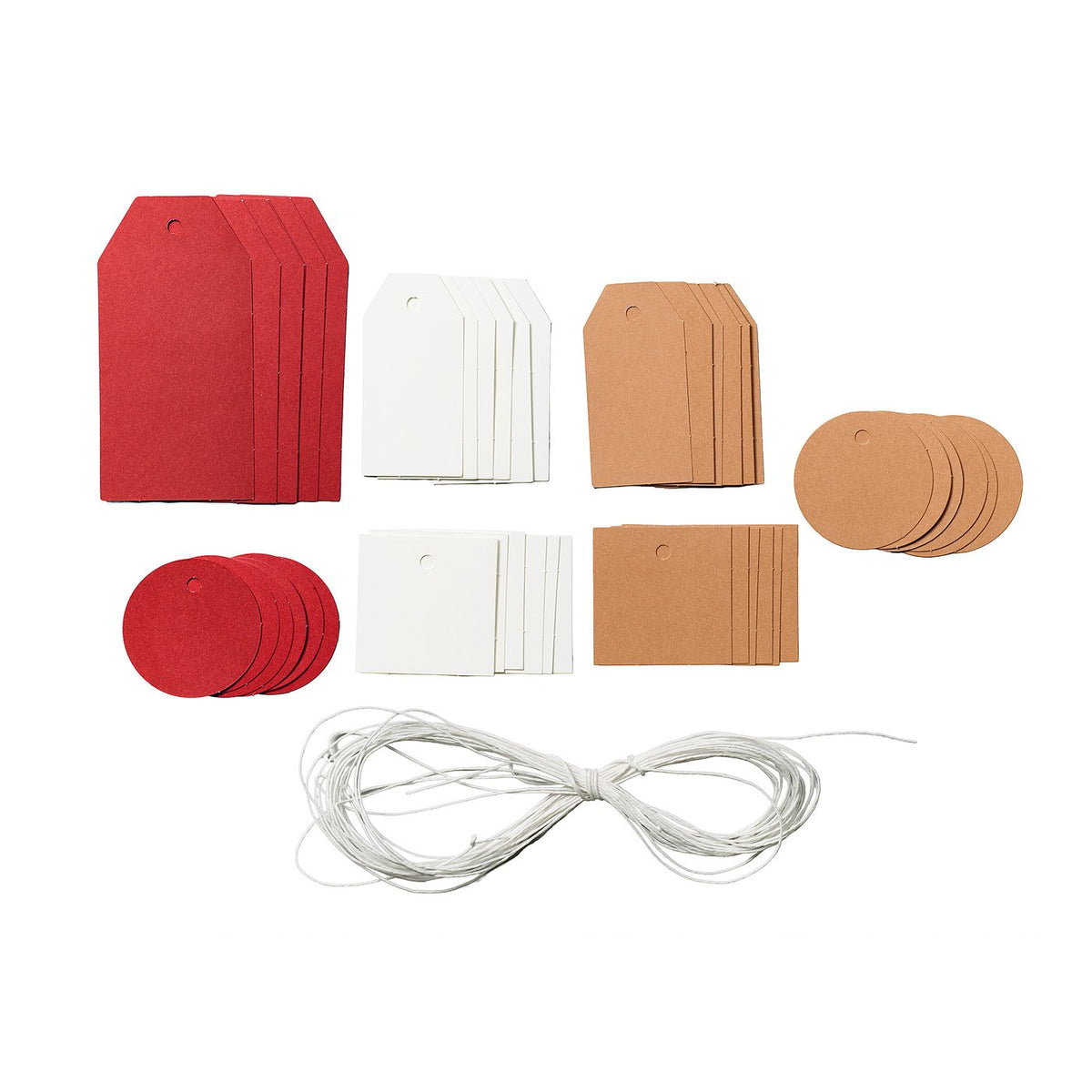 VINTERFINT label, set of 42, mixed colours