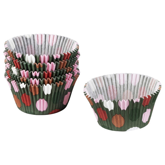 VINTERFINT baking cup, dotted multicolour, 5 cm