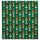 VINTERFINT pre-cut fabric, christmas motifs green, 150x300 cm