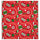 VINTERFINT pre-cut fabric, Christmas bauble patterned red, 150x300 cm