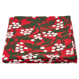 VINTERFINT tablecloth, berry pattern red, 145x240 cm
