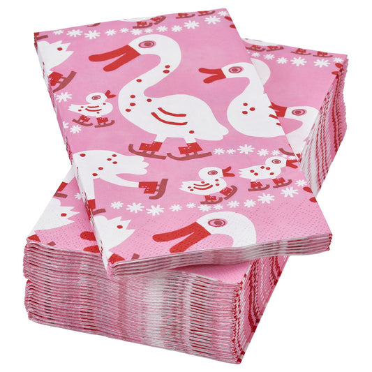 VINTERFINT paper napkin, duck pink, 38x38 cm, 30 pack