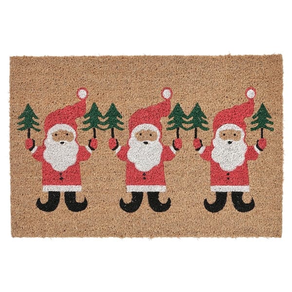 Ikea VINTERFINT - Door mat, Santa Claus pattern natural, 40x60 cm