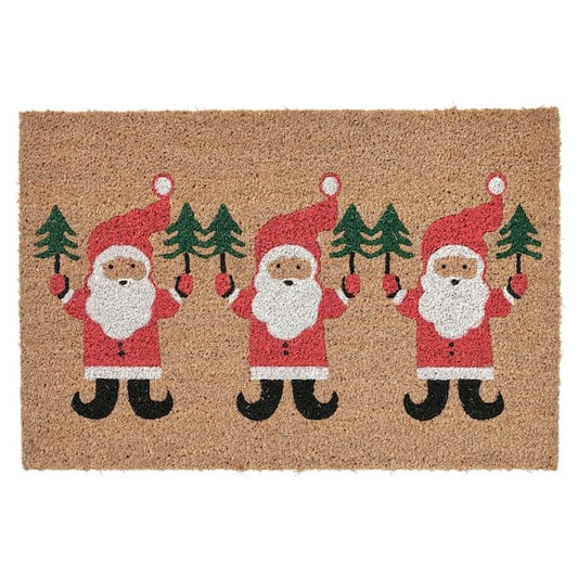 Ikea VINTERFINT - Door mat, Santa Claus pattern natural, 40x60 cm